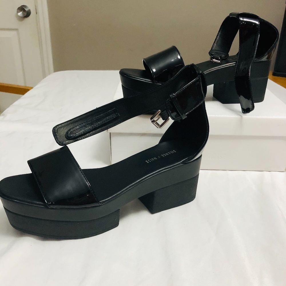 Urban Outfitters Black Platform Sandals